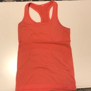 Lululemon orange tank size 2